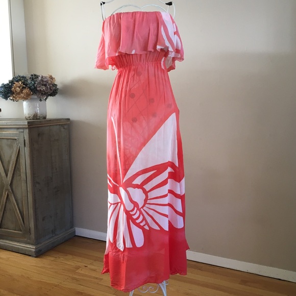 Ruffle Maxi Dress! - Picture 1 of 2